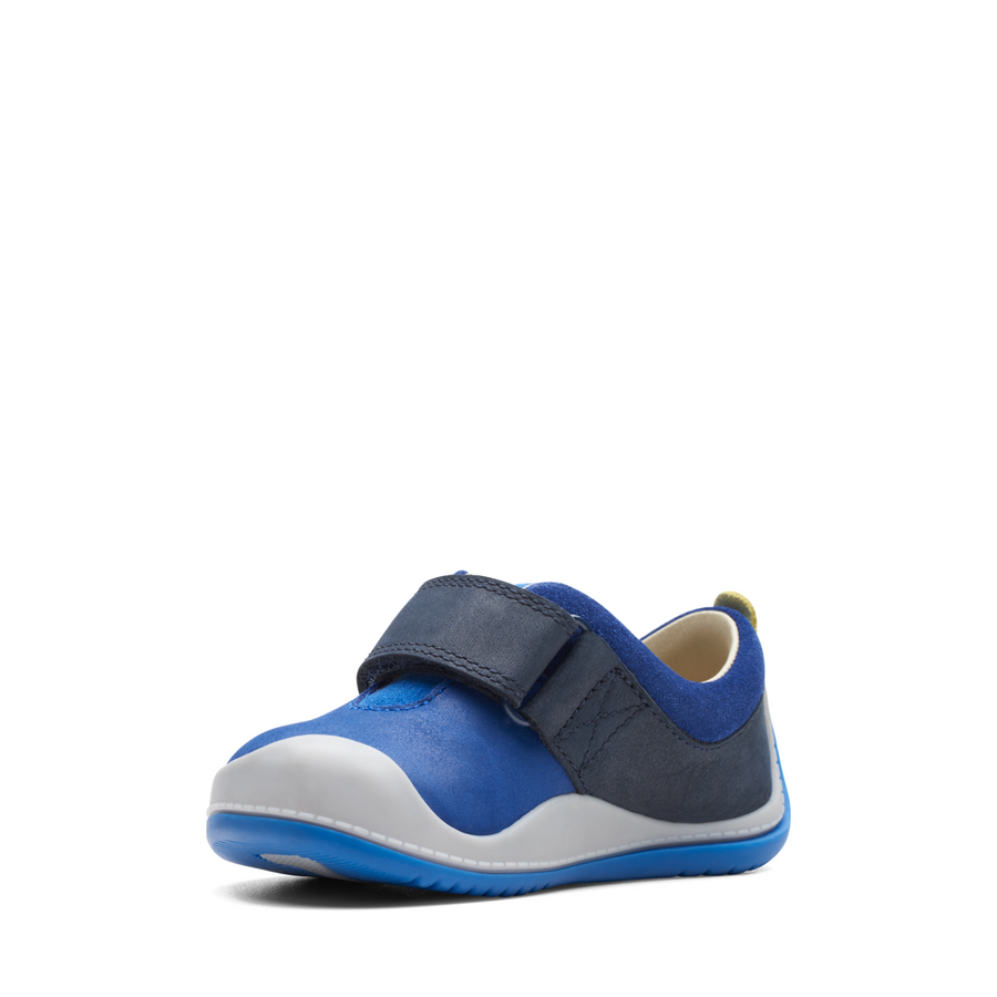 Clarks - Roller Fun T - Blue Combi Leather - Shoes
