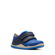 Clarks - Noodle Fun T - Blue Combi Leather - Shoes