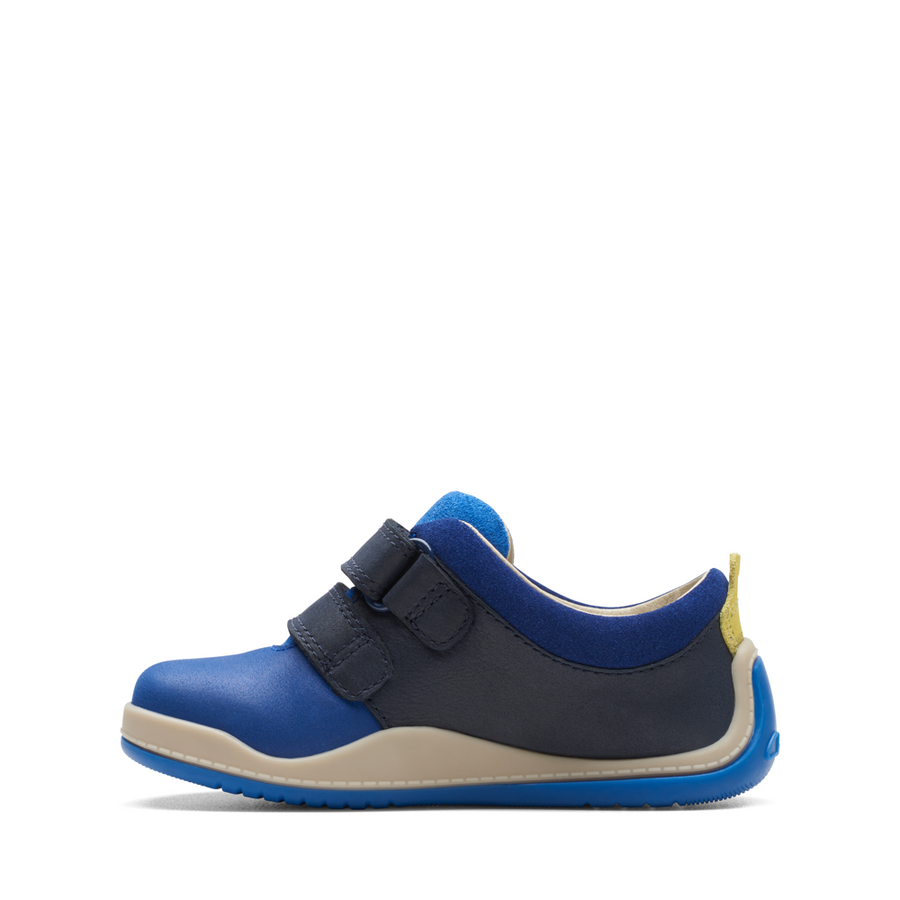 Clarks - Noodle Fun T - Blue Combi Leather - Shoes