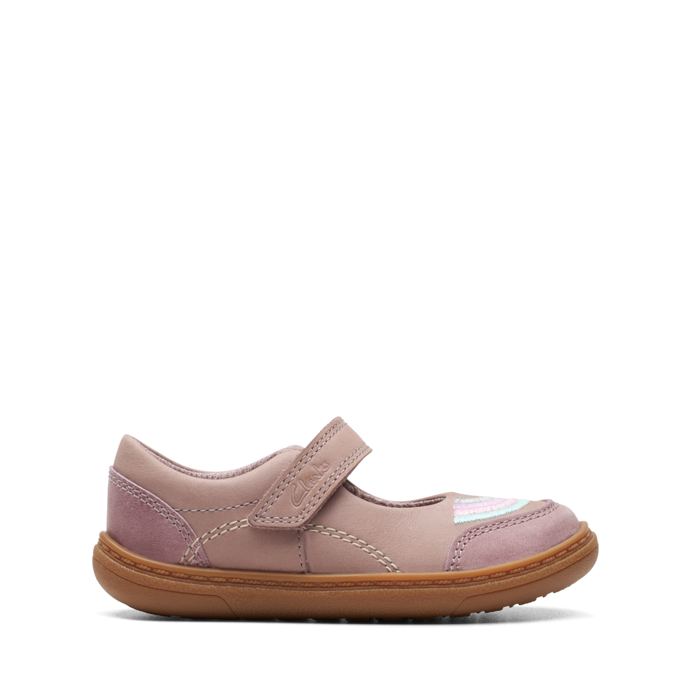 Clarks dusty 2025 pink shoes