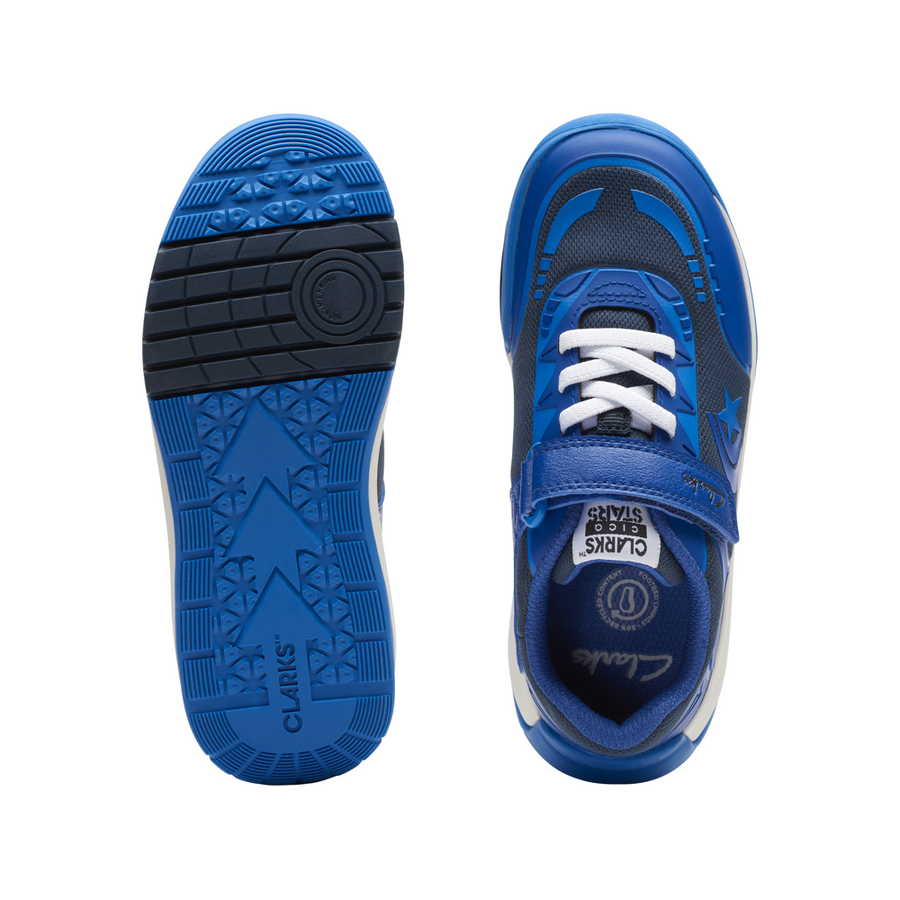 Clarks - CicaStarFlexK - Blue Combi - Trainers
