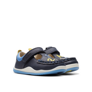 Clarks - NoodleShine T - Navy - Shoes