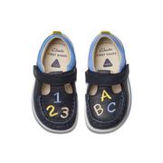 Clarks - NoodleShine T - Navy - Shoes