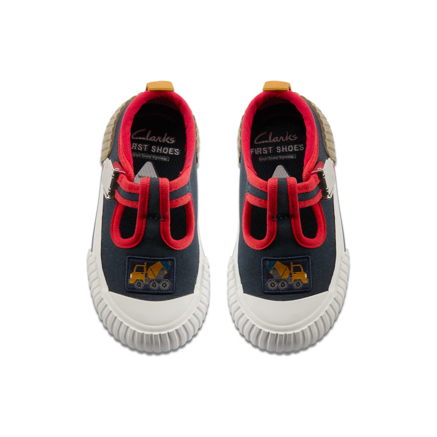 Clarks - Foxing Beep T - Navy - Canvas Shoes