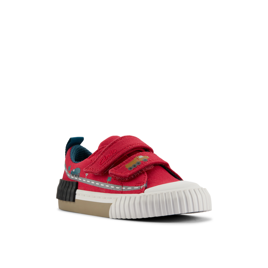 Clarks - FoxingTruck T - Red - Canvas Shoes