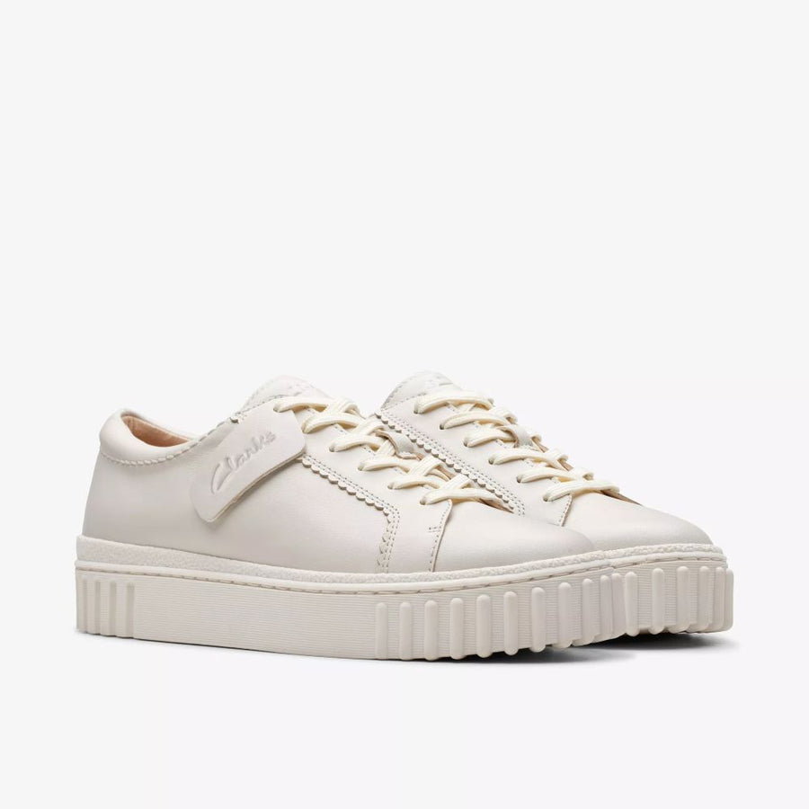 Clarks - Mayhill Walk - Off White Leather - Shoes