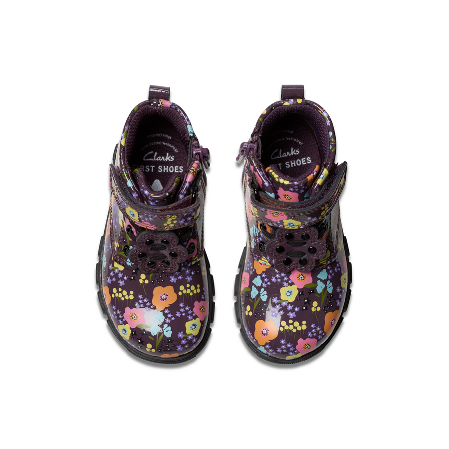 Clarks - Evyn Top T - Plum - Boots