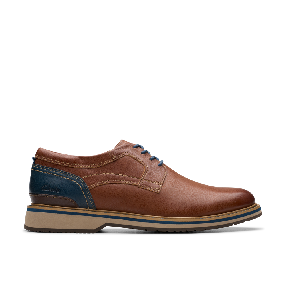 Clarks - Monahan Plain - Tan Leather - Shoes