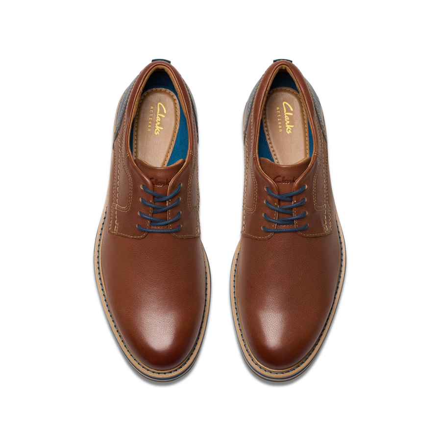 Clarks - Monahan Plain - Tan Leather - Shoes