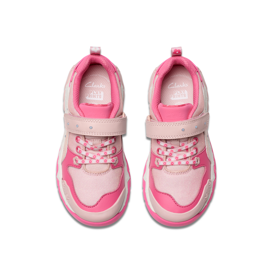 Clarks - Tidal Shell K - Pink Combi - Shoes