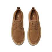 Clarks - Polden Moc - Cola Suede - Shoes