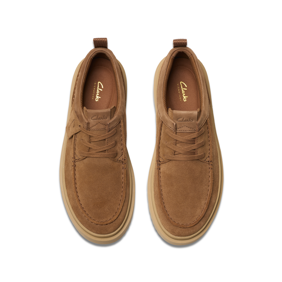 Clarks - Polden Moc - Cola Suede - Shoes