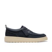 Clarks - Polden Moc - Navy Suede - Shoes