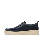 Clarks - Polden Moc - Navy Suede - Shoes