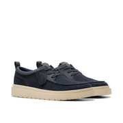 Clarks - Polden Moc - Navy Suede - Shoes