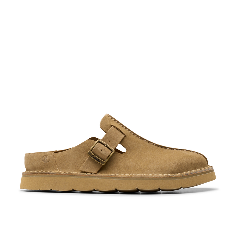 Clarks - Solsbury Mule - Dark Sand Suede - Sandals