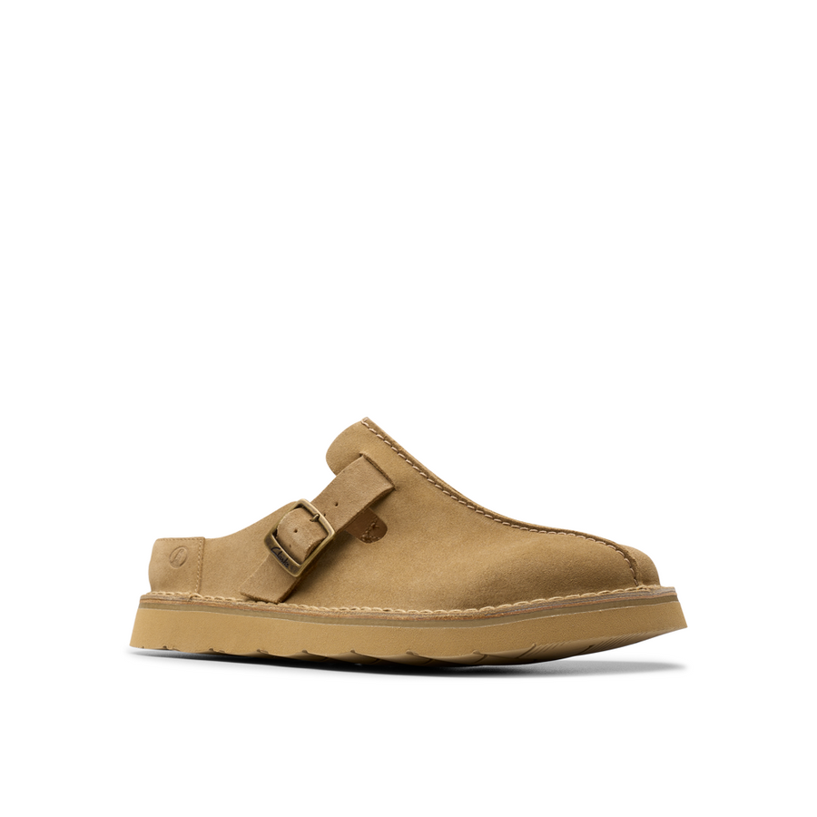 Clarks - Solsbury Mule - Dark Sand Suede - Sandals