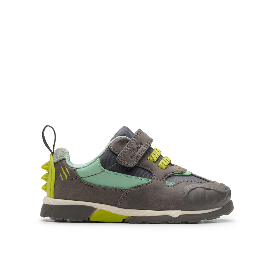 Clarks - Steggy2 Park T - Grey/Green - Shoes