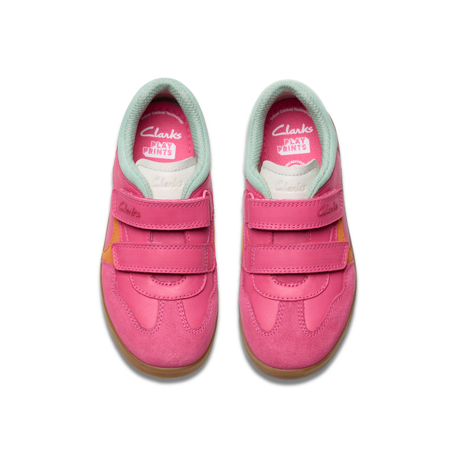 Clarks - Disco Vibe K - Hot Pink - Shoes