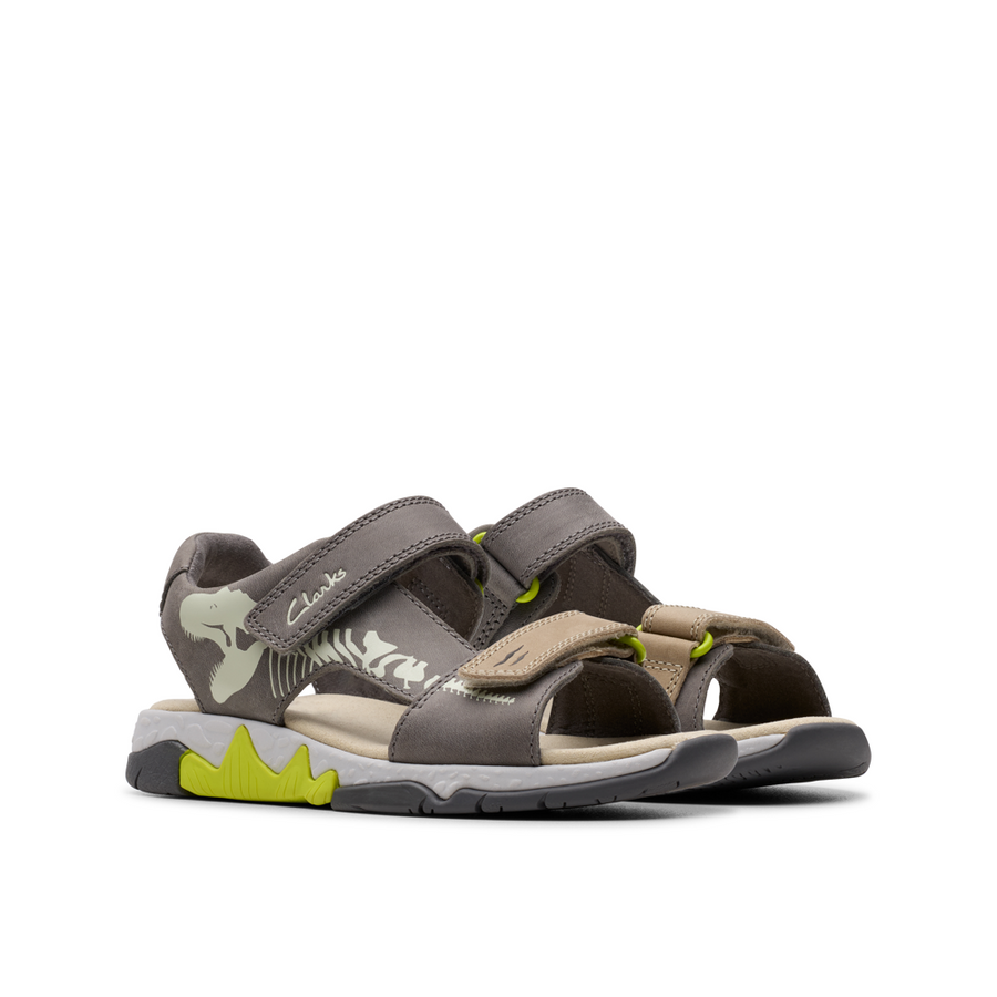 Clarks - Spiney Tail K - Grey - Sandals