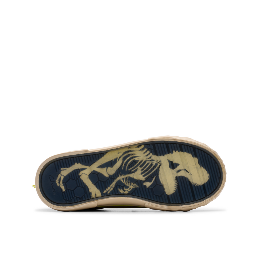 Clarks - Foxing Stomp K - Grey Canvas - Canvas Shoes