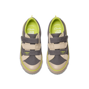 Clarks - Foxing Stomp K - Grey Canvas - Canvas Shoes