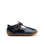 Clarks - Tiny Skip T  - Navy Patent - Shoes