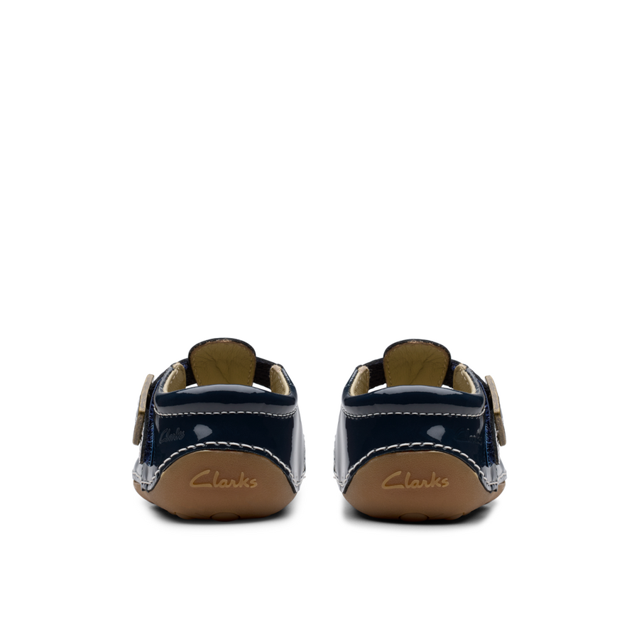 Clarks - Tiny Skip T  - Navy Patent - Shoes