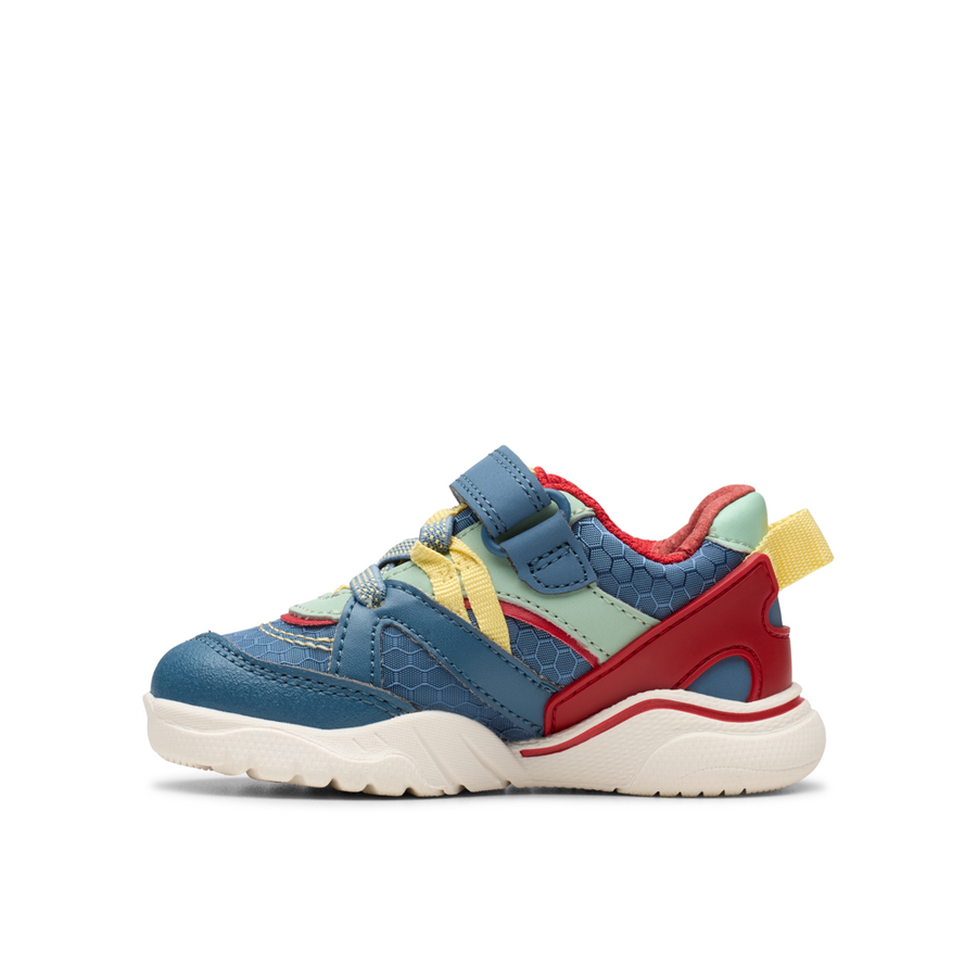 Clarks - FeatherPace T - Blue/Green - Shoes