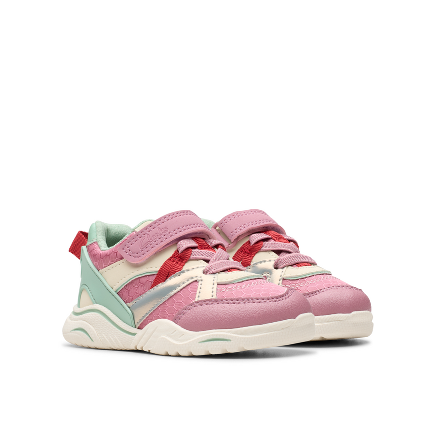 Clarks - FeatherPace T - Pink Multi - Shoes