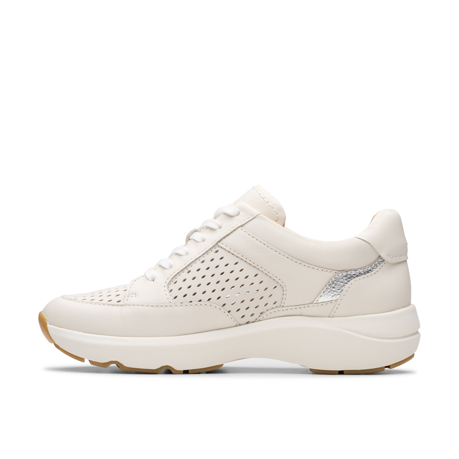 Clarks - Tivoli Walk - Off White Combi - Shoes