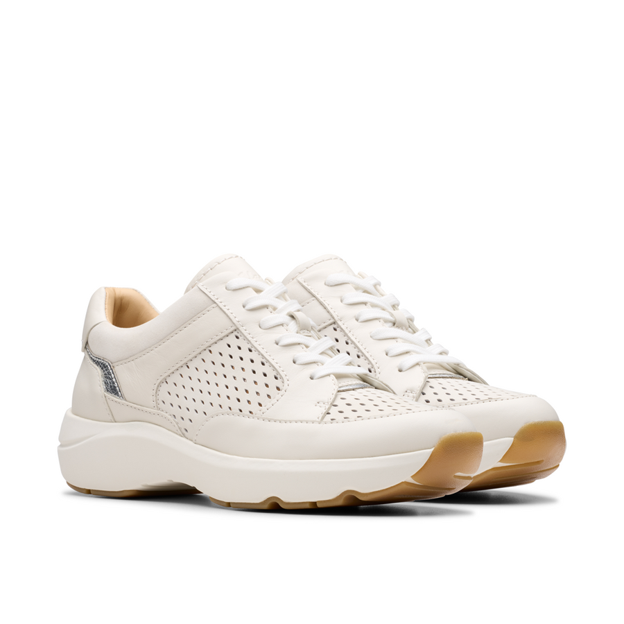 Clarks - Tivoli Walk - Off White Combi - Shoes