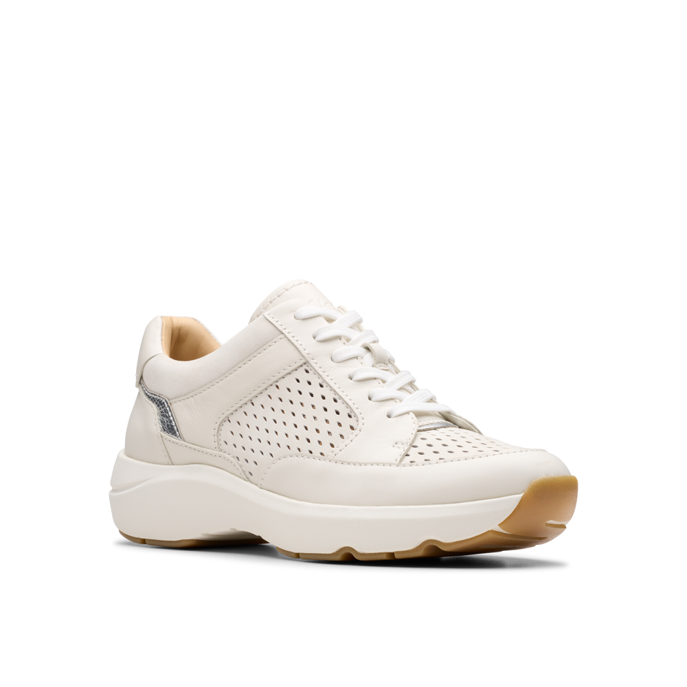 Clarks - Tivoli Walk - Off White Combi - Shoes