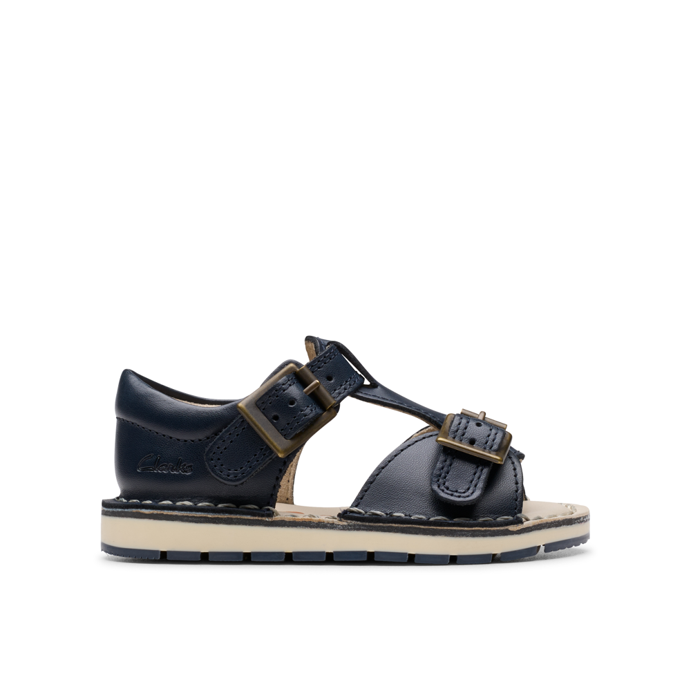 Clarks - PlaysunReef T - Navy Leather - Sandals