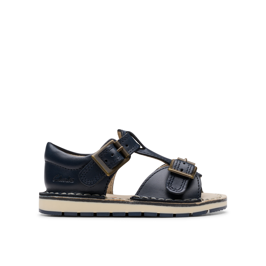 Clarks - PlaysunReef T - Navy Leather - Sandals
