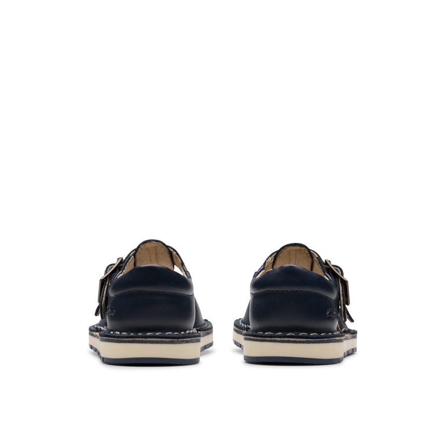 Clarks - PlaysunReef T - Navy Leather - Sandals