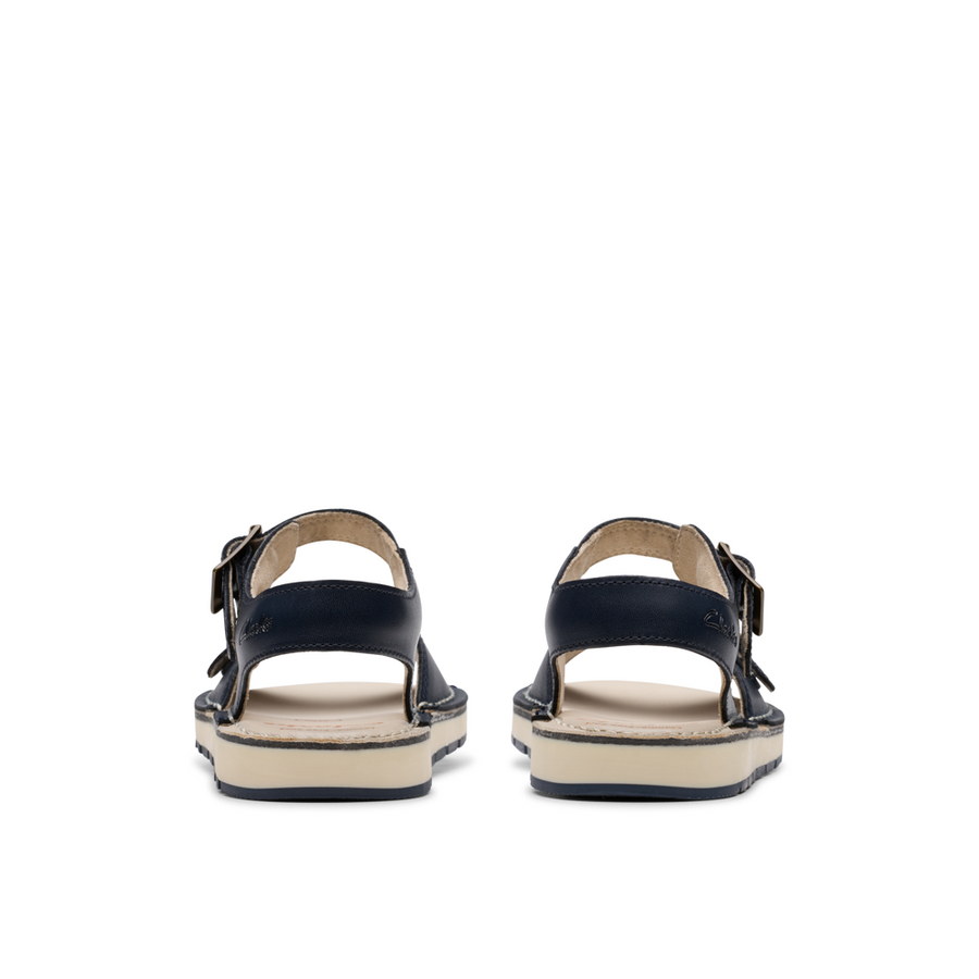 Clarks - PlaysunReef K - Navy Leather - Sandals