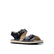 Clarks - PlaysunReef K - Navy Leather - Sandals