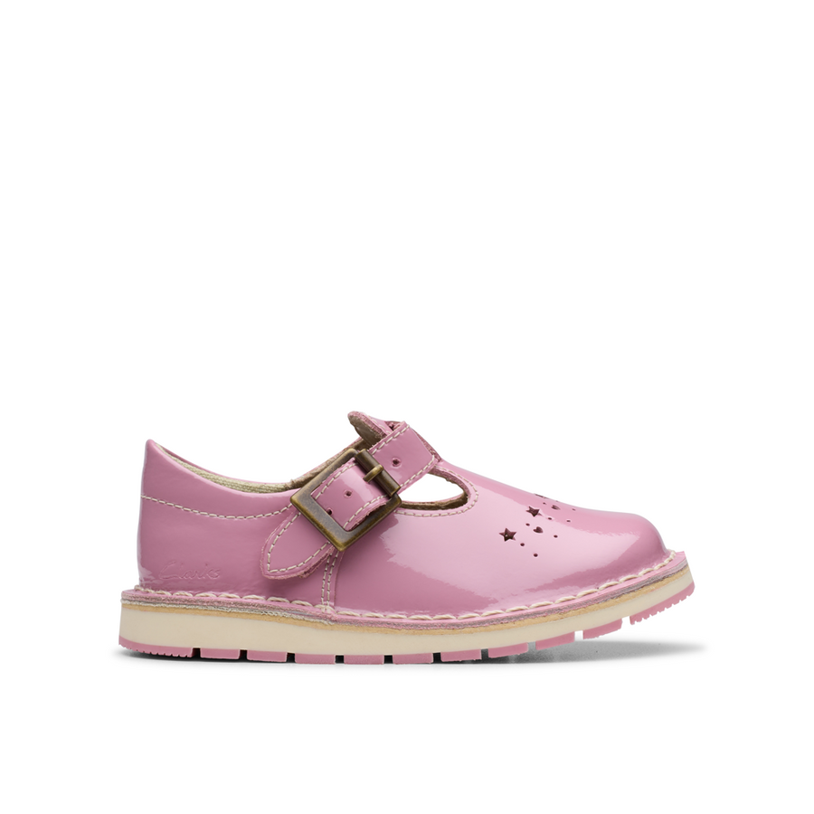 Clarks - Joyful Skip T - Pink Patent - Shoes