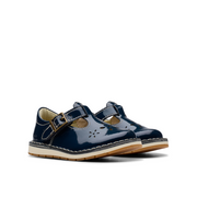 Clarks - Joyful Skip T - Navy Patent - Shoes