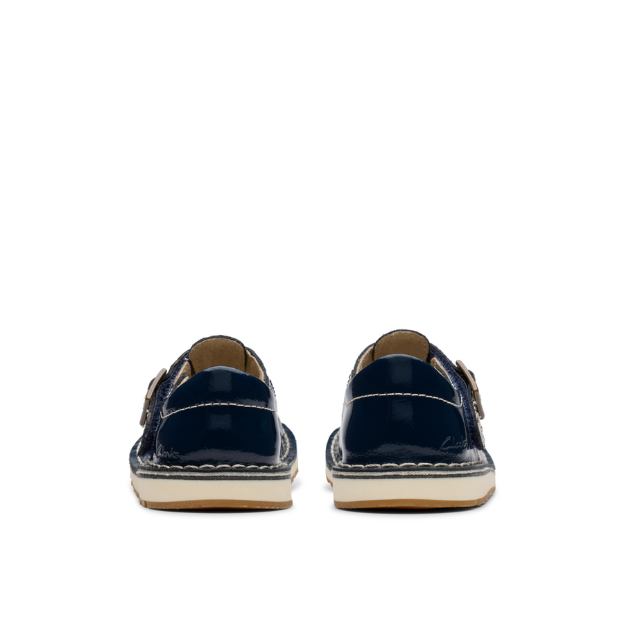 Clarks - Joyful Skip T - Navy Patent - Shoes