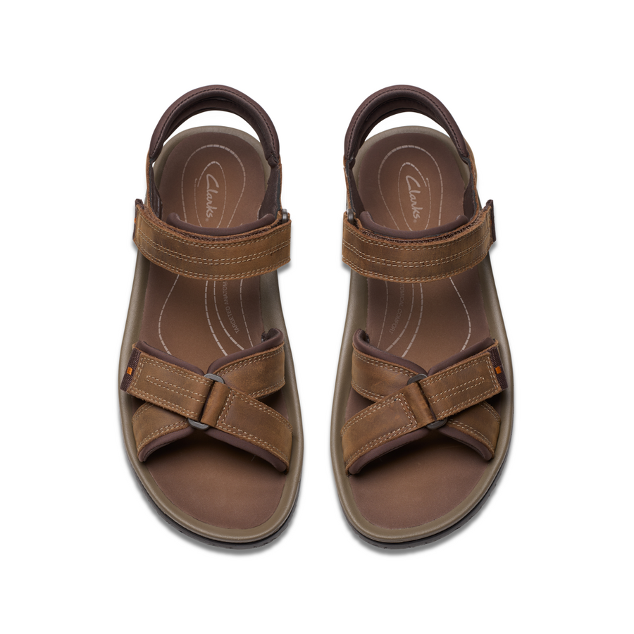 Clarks - Wesley Shore - Beeswax Leather - Sandals