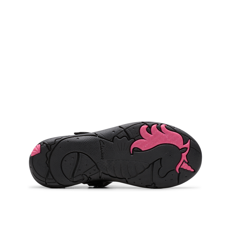 Clarks - Relda Wish K - Black Patent - School Shoes