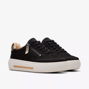 Clarks - Hollyhock Zip - Black Nubuck - Shoes