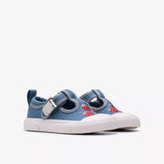 Clarks - FoxingBerry T - Blue Canvas - Canvas Shoes