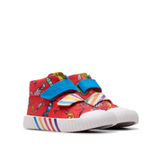 Clarks - RDFoxingHi T - Red Canvas - Canvas Shoes