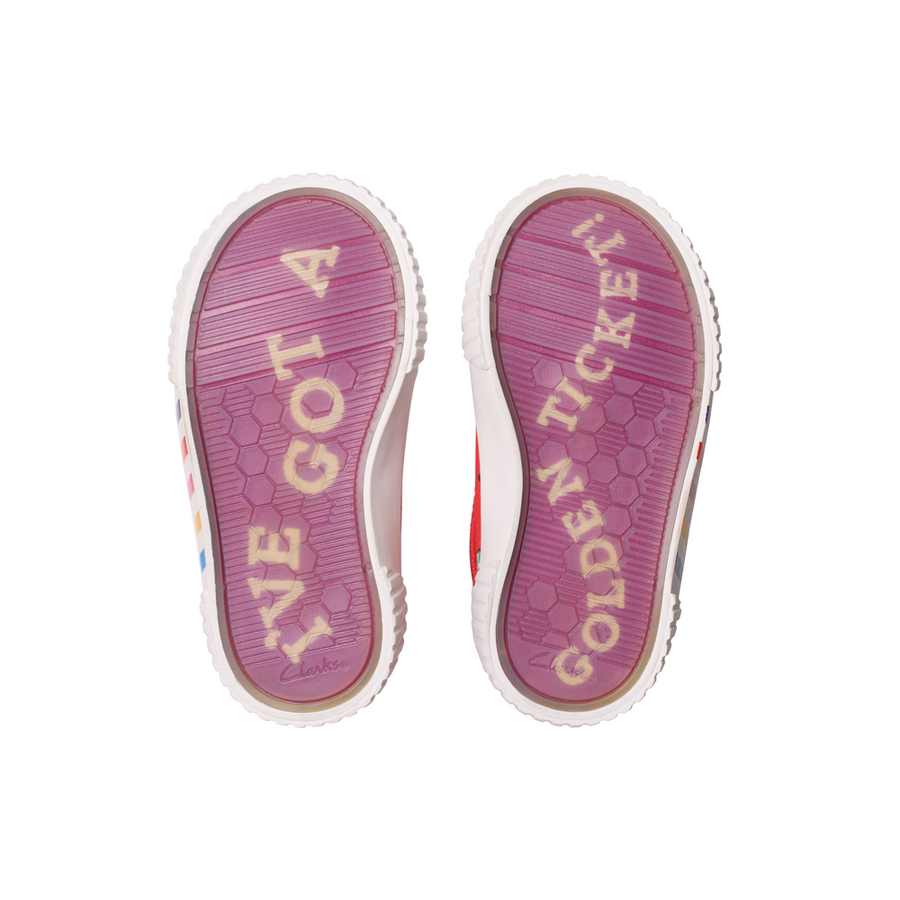 Clarks - RDFoxingHi T - Red Canvas - Canvas Shoes