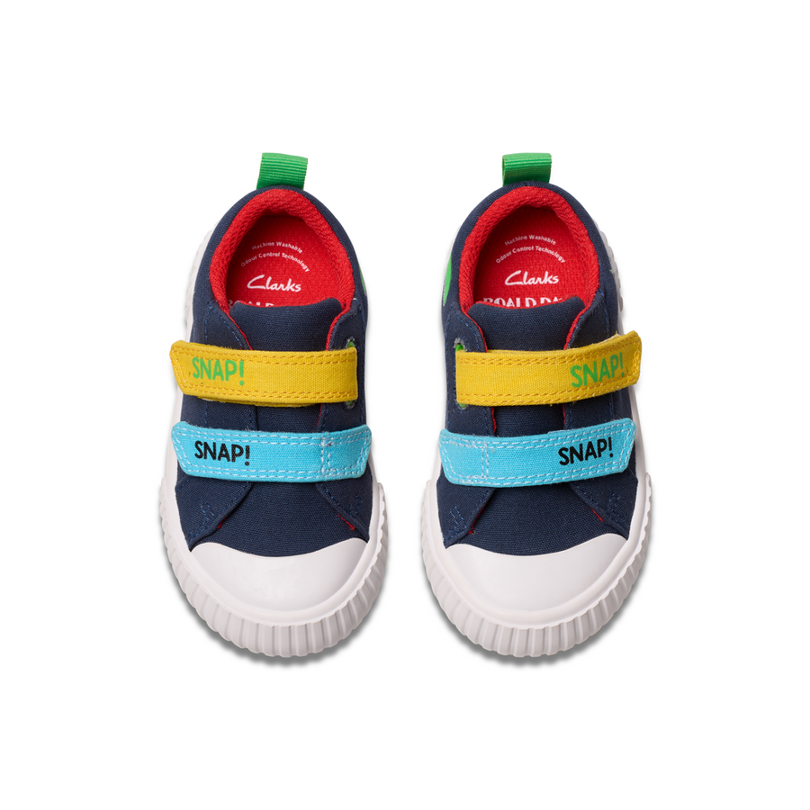 Clarks - RDFoxingAceT - Navy Canvas - Canvas Shoes