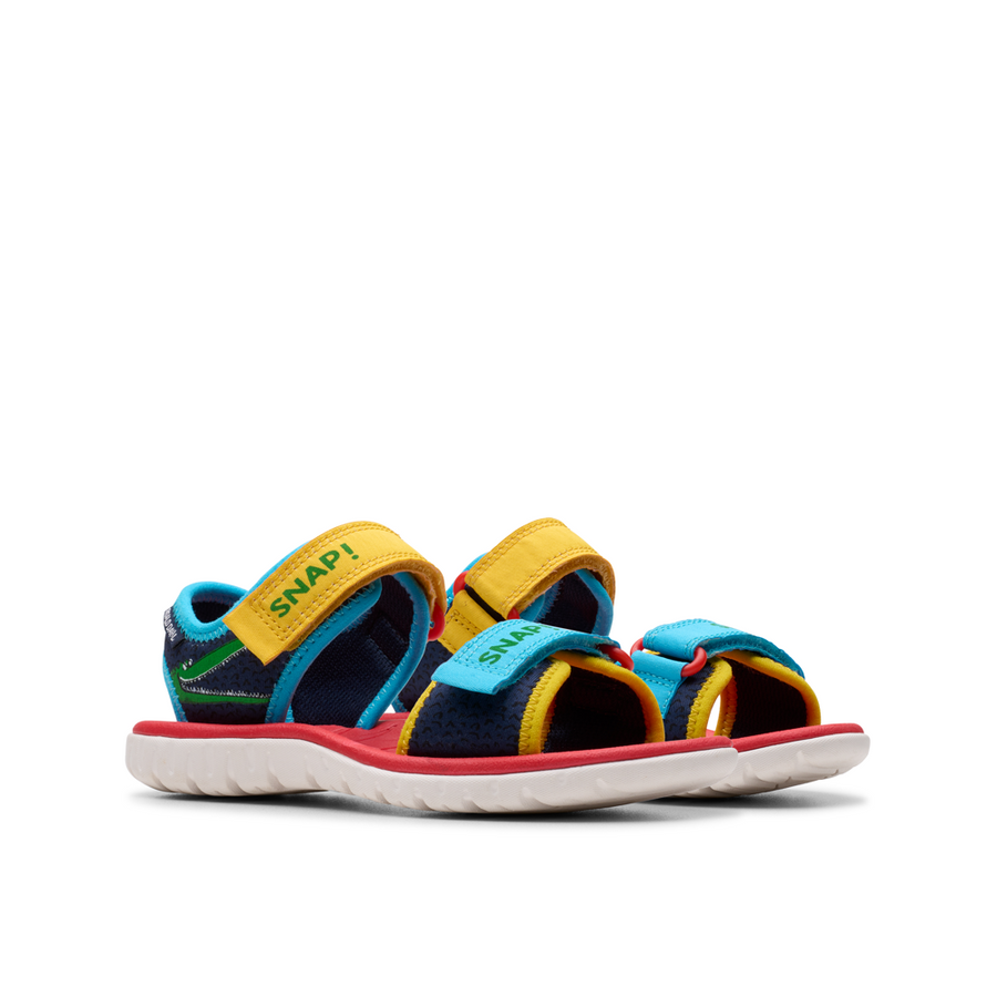 Clarks - RDSurfingAceK - Navy Print - Sandals