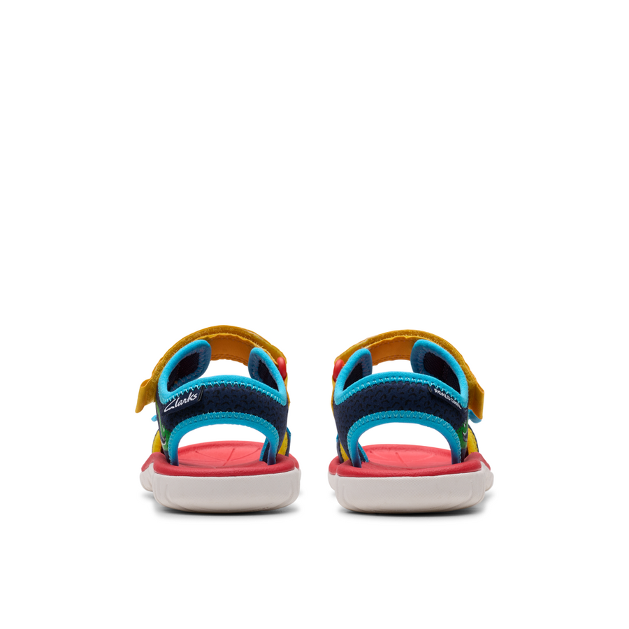 Clarks - RDSurfingAceK - Navy Print - Sandals